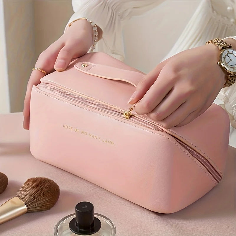 Makeup Organizer Female Toiletry Kit Bag Make up Case Storage Pouch Luxury Lady Box, Cosmetic Bag, Organizer Bag for Travel Zip