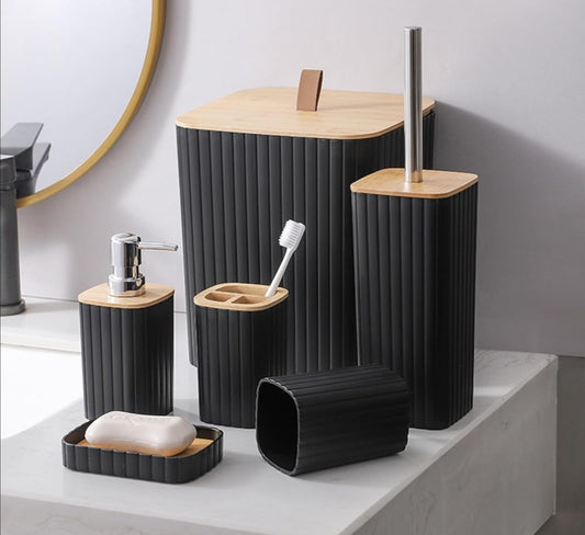 6 Piece Luxury Bathroom Set